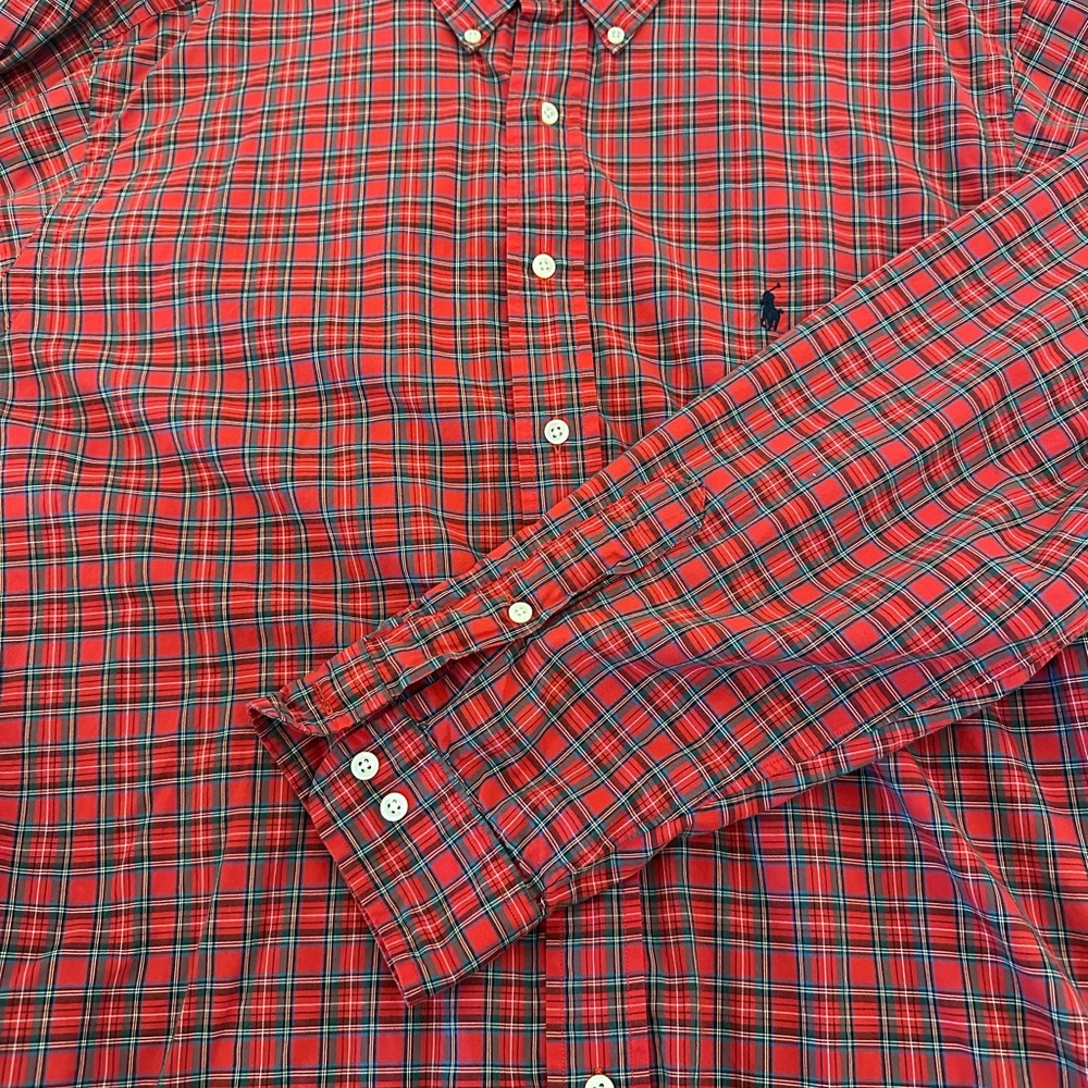 Ralph Lauren Red and Green Checkered Shirt XXL